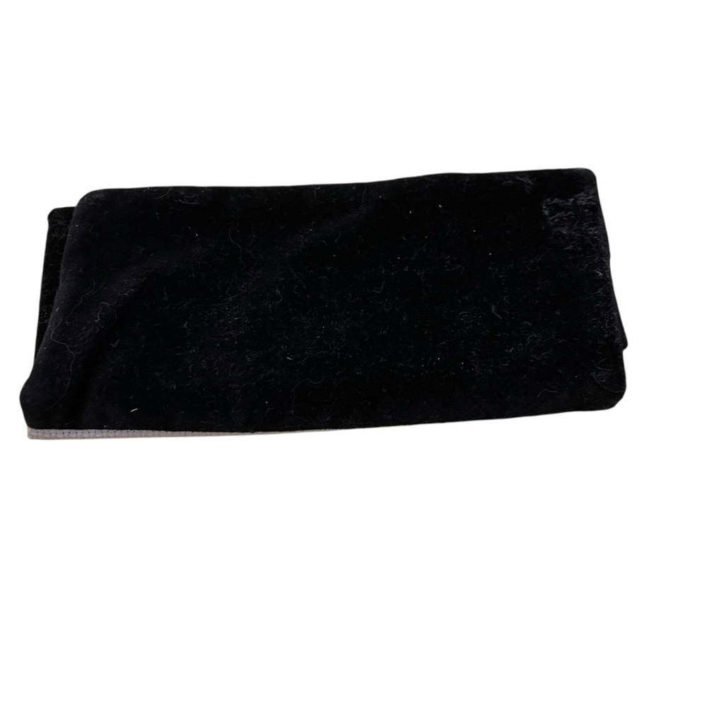 Counted Cross Stitch Check Book Cover with Aida No Instructions Black Velvet - Picture 4 of 5
